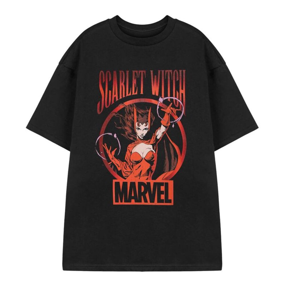 Marvel Womens/Ladies Scarlet Witch Short-Sleeved T-Shirt / Black